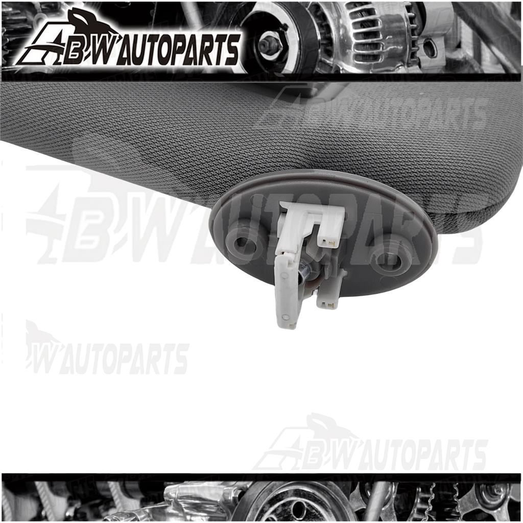 For Toyota Kluger 2014-2019 Sun Visor Left W/ Vanity Light Gray Passenger Side