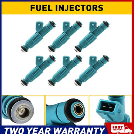 For HOLDEN COMMODORE Estate VT VX VY 3.8i V6 6Pcs ABS Blue Fuel Injectors 75QVE8