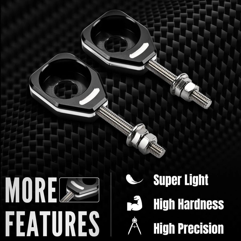 Black Motorcycle Rear Chain Adjuster Tensioner For HONADA All CRF110 2013-2023 M