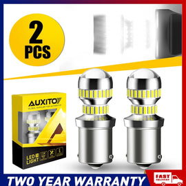 4X BA15S 1156 REVERSE CAR GLOBE LED BRAKE TURN STOP TAIL LIGHT BULB WHITE 12V A