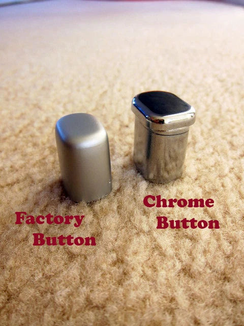 CHROME HAND BRAKE RELEASE BUTTON FOR FG SERIES FALCON XR6/XR8/SEDAN/UTE/TURBO