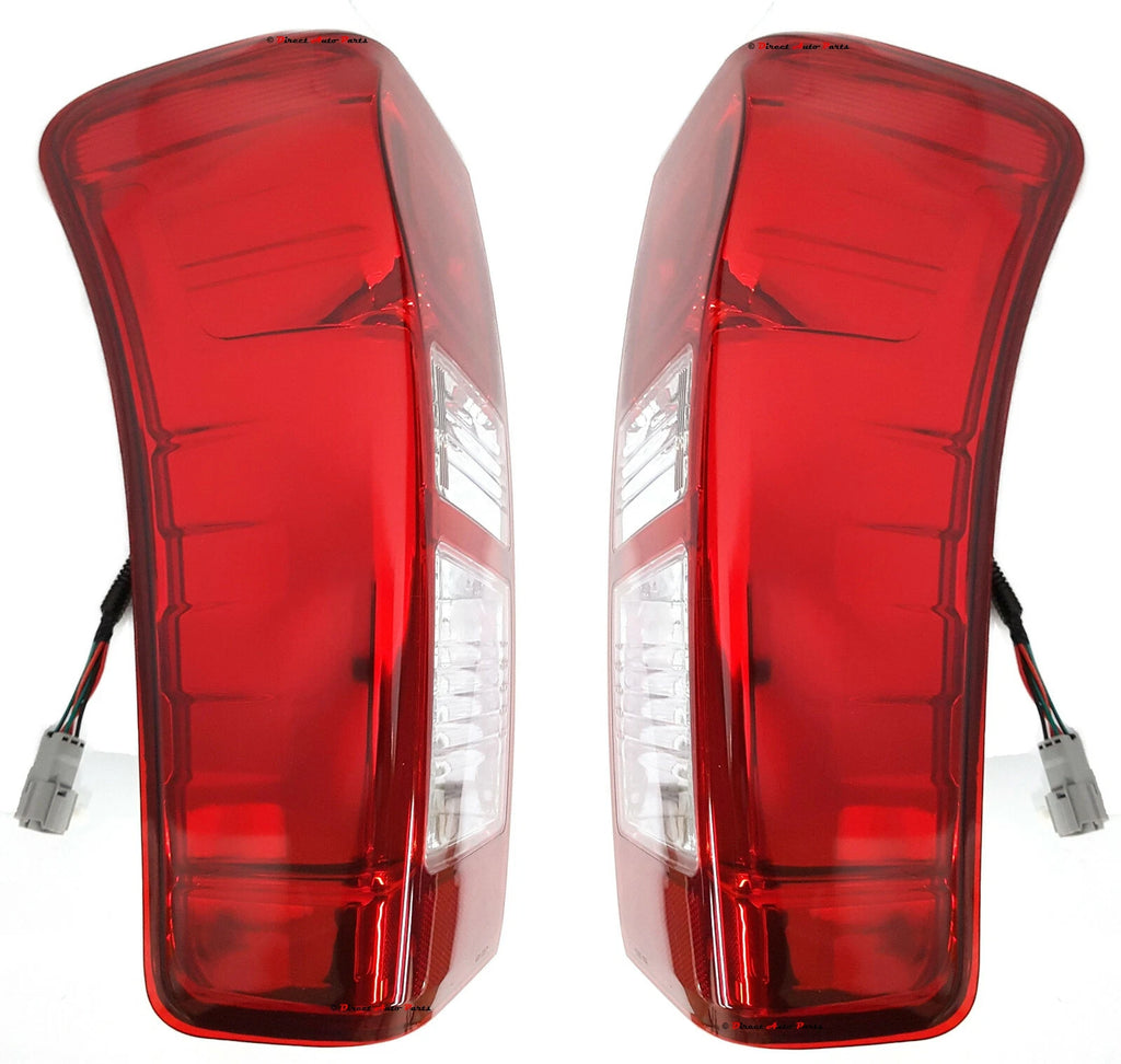 *NEW* TAIL LIGHT BACK LAMP (LED, CLEAR) for ISUZU D-MAX DMAX 9/2014 - 2019 PAIR