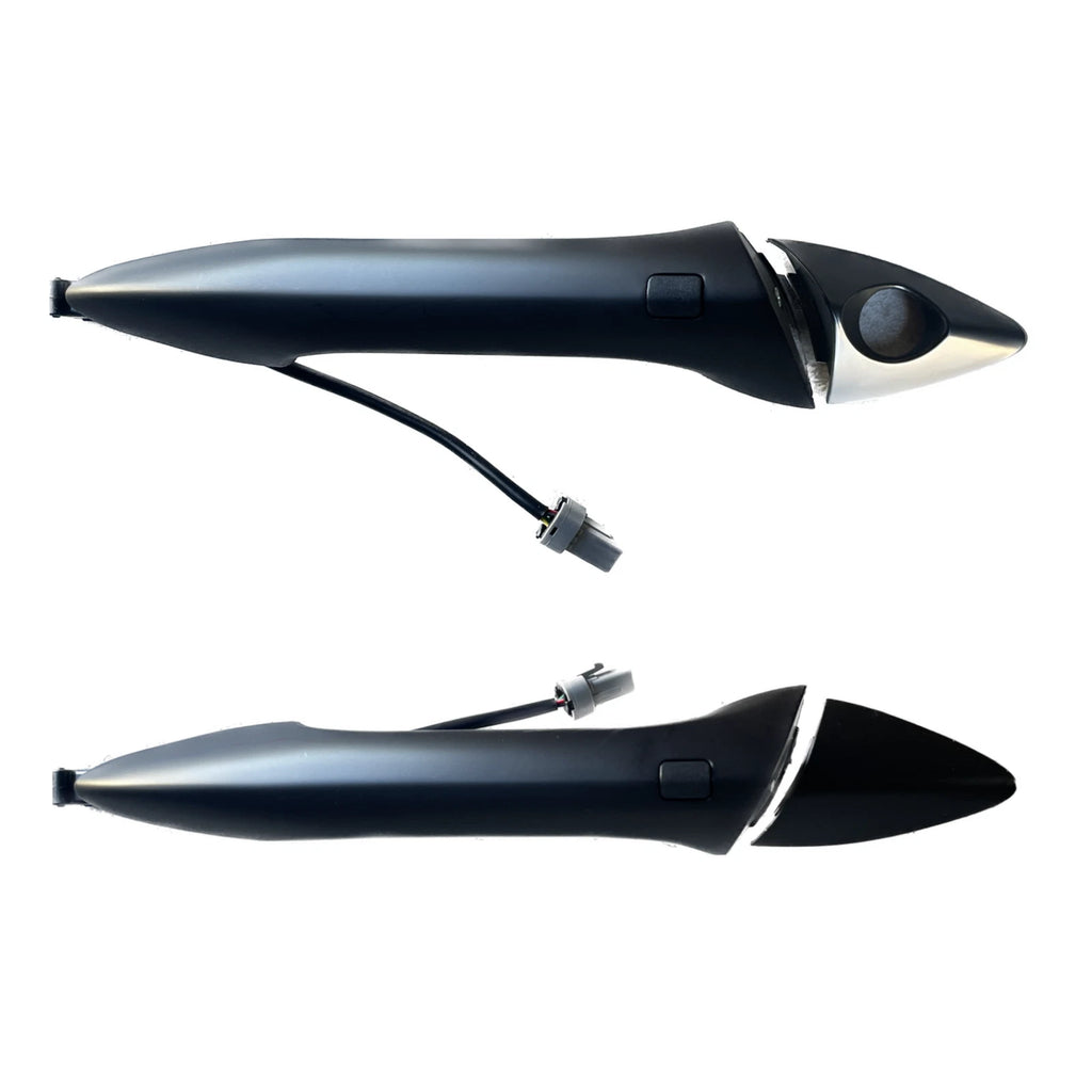 Door Handle Outer for Hyundai Elantra 11-15 Set of 2 Black FRONT LEFT+RIGHT