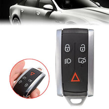 Load image into Gallery viewer, 5 Buttons Uncut Remote Key Cover Case Fob Repaace For Jaguar XF XK XKR S X Type