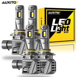 4X 9005 HB3 9006 LED Light Bulbs Globes Kit High Beam White Replace HID Lamps