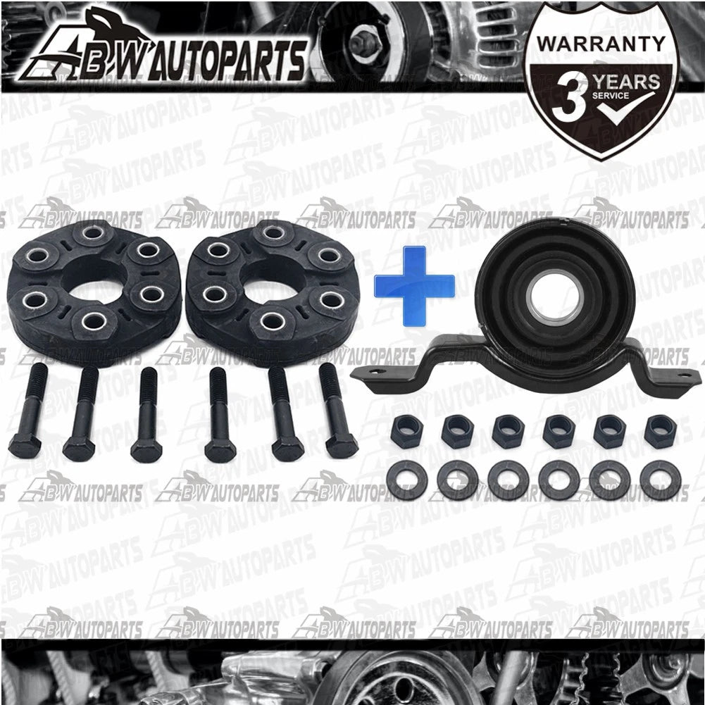 2 Tail shaft Couplings + Centre Bearing for Holden Commodore VX VY VZ V6 AUTO