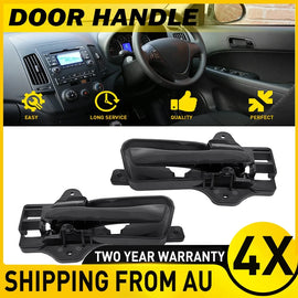 4X Front Left & Right Inner Door Handle For Hyundai i30 FD Hatch Wagon 07-12