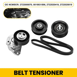 Drive Belt Tensioner Pulley Kit For Mercedes W164 W212 R171 R230 ML350 ML500