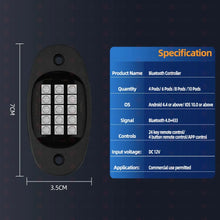 Load image into Gallery viewer, 8 Pods RGB LED Rock Lights Kit Offroad Ute Underbody Music Wireless APP + Remote