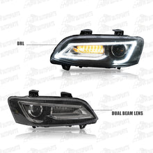 Load image into Gallery viewer, Fit Holden VE Commodore Series 1 &amp; 2 LED DRL Headlights Sequential Indicator