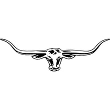 Load image into Gallery viewer, R.M. Williams Longhorn Sticker, Black - 70cm STRMW-BLK