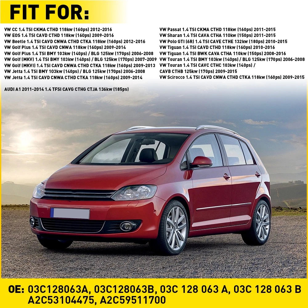 NEW Throttle Body 03C128063A/B for AUDI A1 VW Seat Skoda 1.4 TFSI TSI 2011-2014