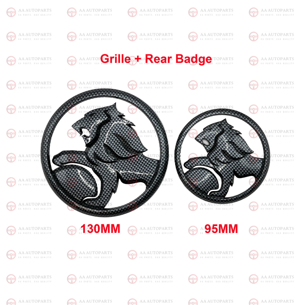 Grille & Complete Carbon Fibre Badge Set Holden Commodore Series 1 VE SV6 SS