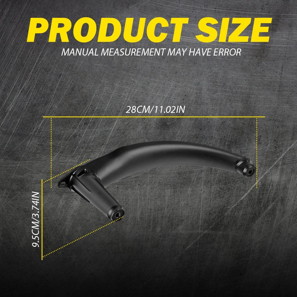 3Pcs Inner Inside Door Handle Pull Trim Cover Black For BMW E71/E72 X6 SAV 08-14