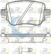 Load image into Gallery viewer, Rear European Brake Pads and 272mm Disc Rotors set for VW Caddy 2016-2021