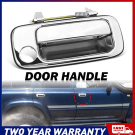 Chrome Front Right Side Outer Door Handle for Toyota Landcruiser J80 1990-98 AU