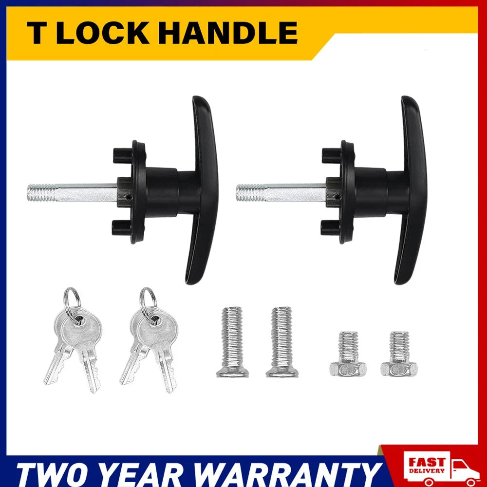 for Ute Canopy Heavy-Duty Rear Fixing Canopy T-Lock Handle, Metal *R/L hand