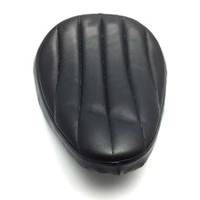 Load image into Gallery viewer, Black Motorcycle Leather Driver Solo Seat for Harley Bobber Chopper For Honda ST