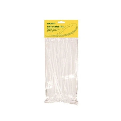 Tridon Cable Tie Natural 200X5mm 100 Pack CT205NTCD