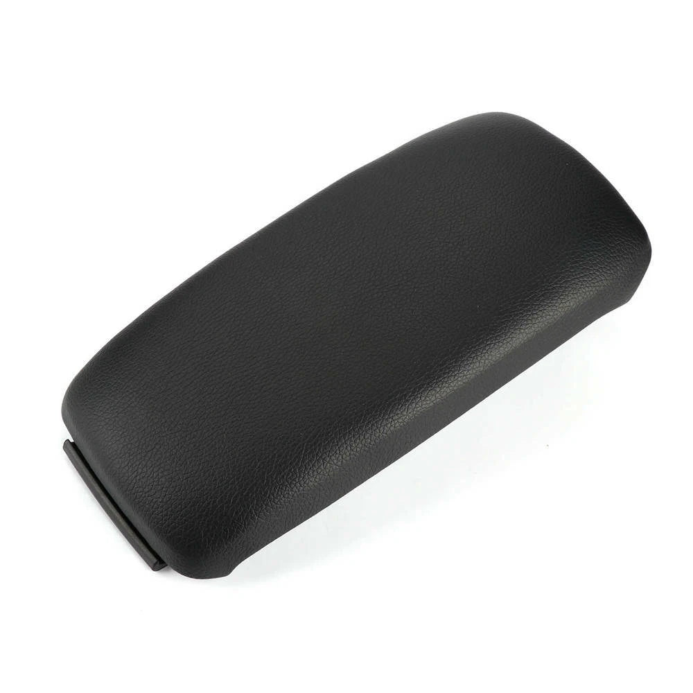 For Audi A3 8P 2003-2012 Leather Center Console Armrest Lid Cover Black ST