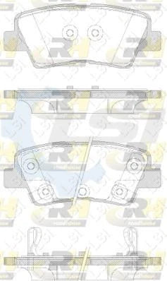 Rear Brake Pads and Disc Rotors set for Hyundai Elantra MD 1.8 2011-2016