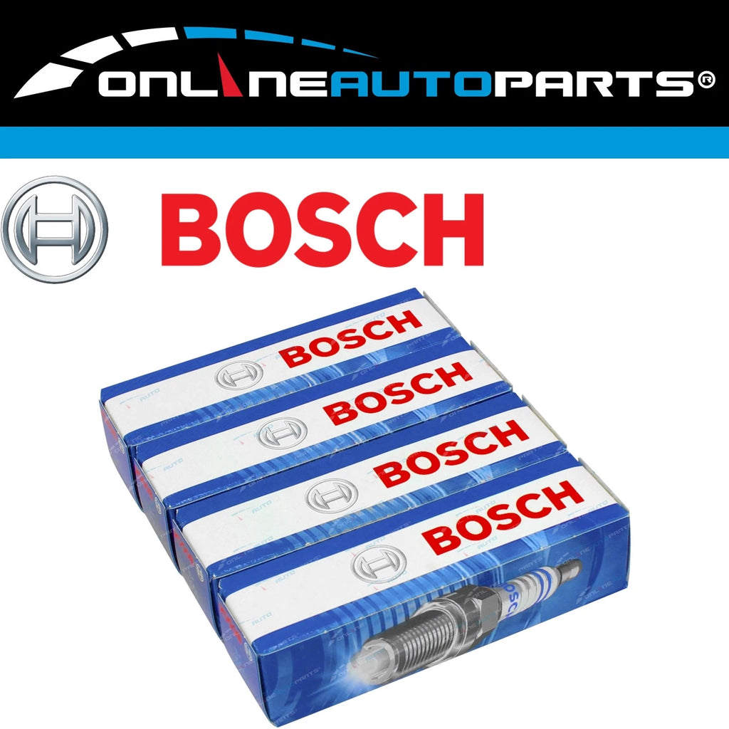Bosch Spark Plugs 4cyl Set for Ford Festiva WD WF 1.5L B5 1997~2000 Engine