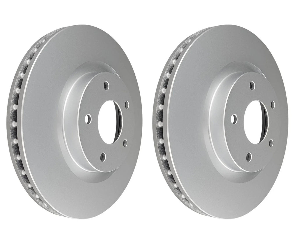 2 x Front Disc Brake Rotors for Nissan X-Trail T31, Dualis J10, Juke F15 - 296mm