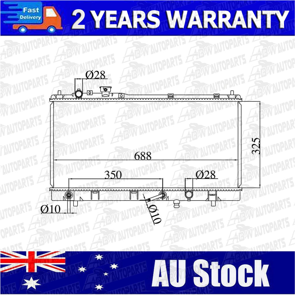 Alloy Core Radiator for Ford Laser KN KQ 4cyl ZM 1.6L FP 1.8L FS 2.0L 1999-2002