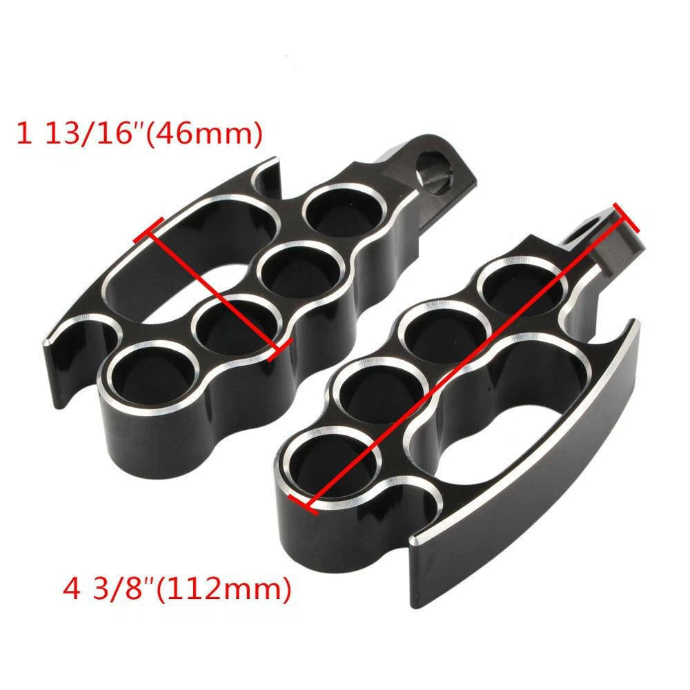 Chrome Cut Flying Male Mount Foot Pegs Footrest For Harley Sporster Softail ST