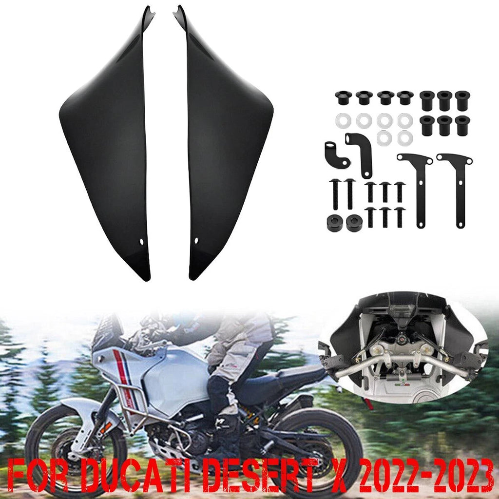 Pair Motorcycle Wind Deflector Side Panels Cover For Ducati Desert X 2022-2023 S