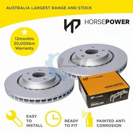 Front Brake Pads and Disc Rotors Set for Toyota KLUGER GSU40R GSU45R 07-14