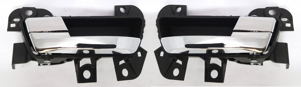 *NEW* DOOR HANDLE INNER (CHROME/GREY) for FORD FALCON FG 2/2008-10/2016 PAIR