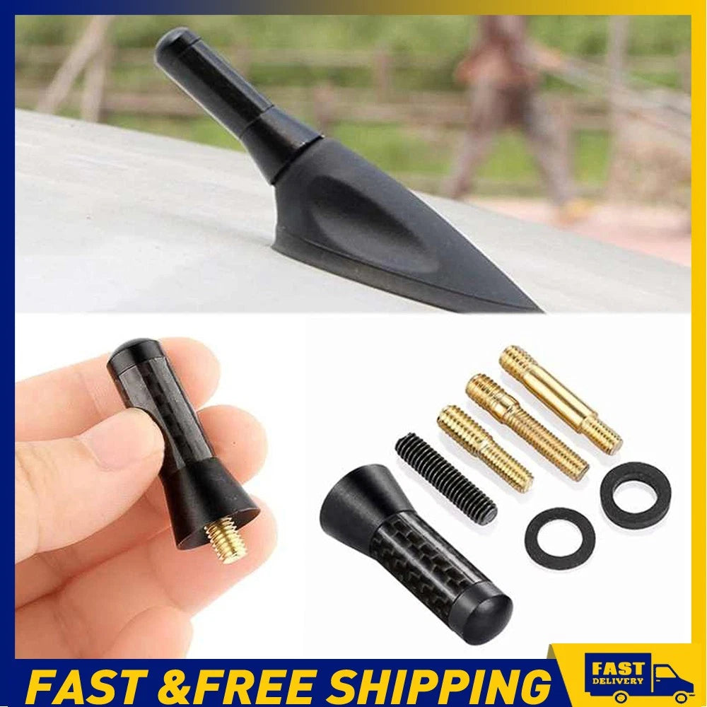 Universal Car Electric Aerial Radio AM/FM Booster Automatic Power Antenna 1.4"