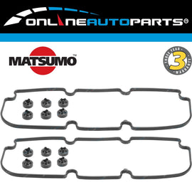2 Commodore 3.8L V6 Valve Rocker Cover Gasket Kits VG VQ VN VP VR VS VU VT VX VY