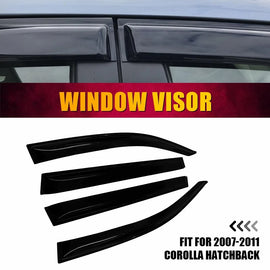 Weather shields Weathershields for Toyota Corolla Hatch 5D 2007-2011 Sun Visors