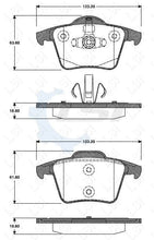 Load image into Gallery viewer, Rear Disc Rotor and Brake Pads set for Volvo XC90 2.4D 2.5T 3.0i 3.2i 4.4i 03-15