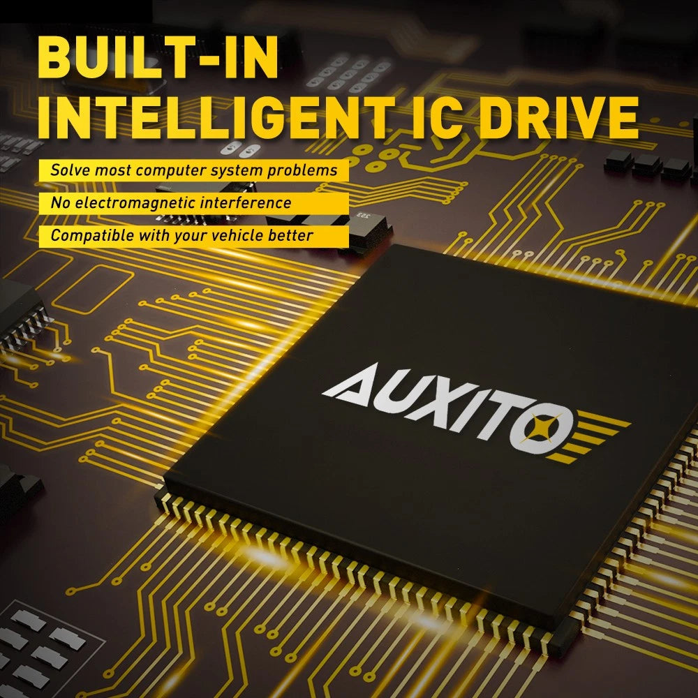 AUXITO 2X H4 HB2 9003 LED Bulbs Headlight Conversion High Kit Low Dual Beam