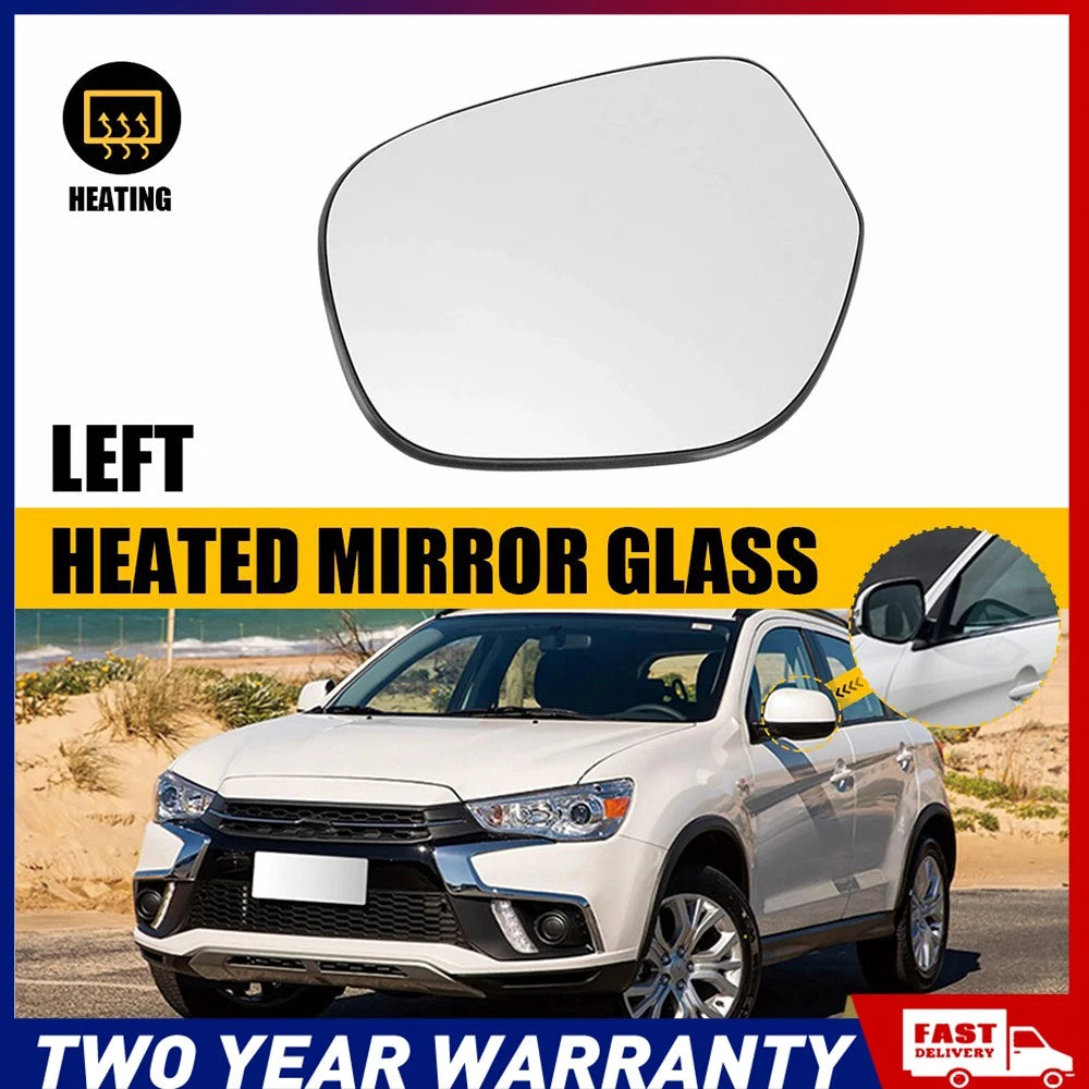 1pcs Left Side Mirror Glass Heated For Mitsubishi Outlander ASX XC XE 2013-2019.