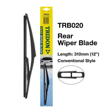 Load image into Gallery viewer, Tridon Wiper Tridon Rear Blade TRB020