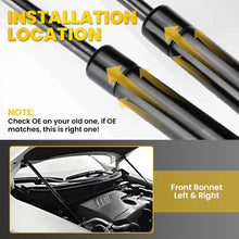 Load image into Gallery viewer, 2x Front Bonnet Gas Struts for Holden Captiva SX CX LX 06-16 Lift Springs Hood