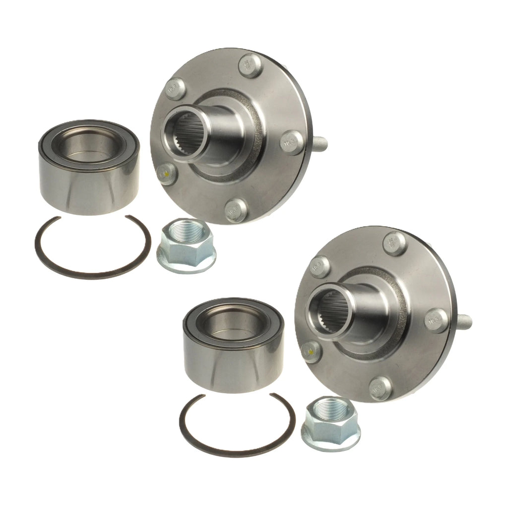 Pair Front LH RH Wheel Bearing Hub For Nissan Maxima A33 J31 Xtrail X-Trail T30