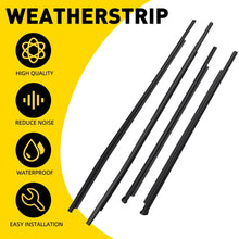 Load image into Gallery viewer, FIT FOR TOYOTA HILUX 2015-23 OUTER WINDOW WEATHER SEALS STRIP 4 Doors 682100K010