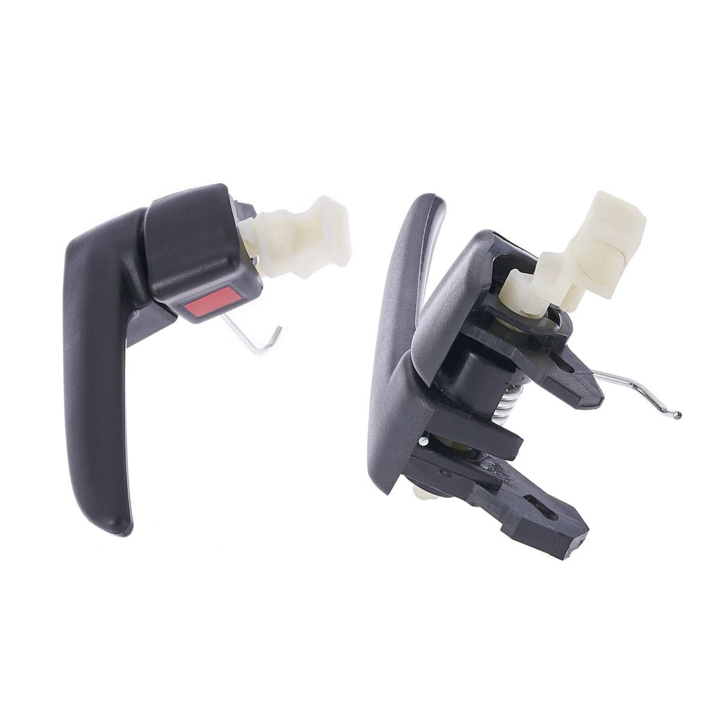 Door Handle Inner for Mazda 3 03-09 Set of 4 Black FRONT REAR LEFT+RIGHT