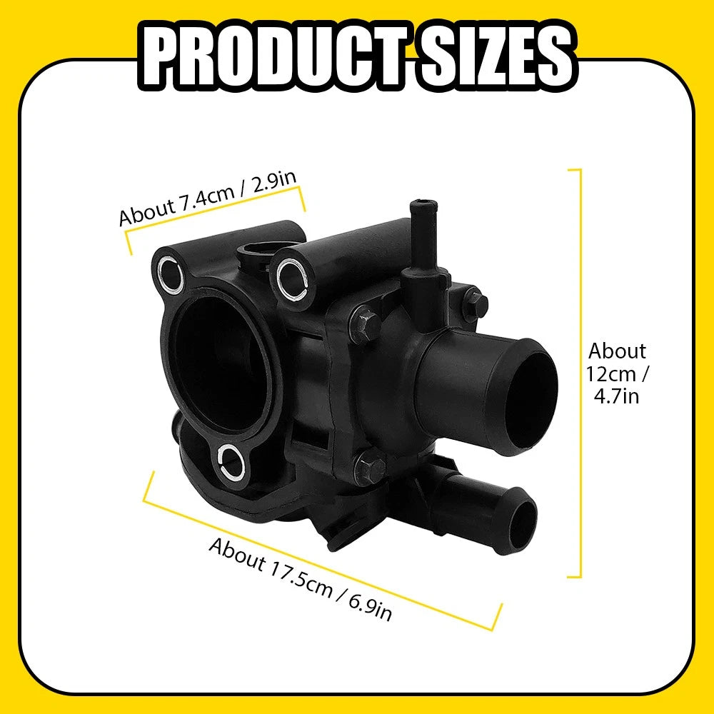 Engine Thermostat Housing Water Outlet for 01-04 Ford Focus Escape Mazda Tribute