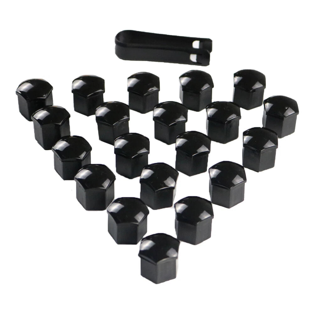 20pcs/Set 19mm Car Wheel Nut Bolt Cover Caps with Removal Tool Clip Universal ST