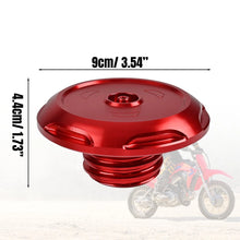 Load image into Gallery viewer, Anodized Red CNC BILLET Aluminum Gas Cap For Honda CRF110F CRF125 2019-2013 ST