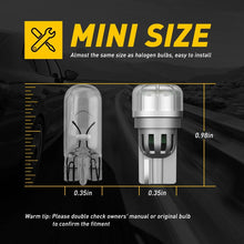 Load image into Gallery viewer, 2X AUXITO White LED Interior Dome Map Light License Bulb 2825 T10 168 158 194