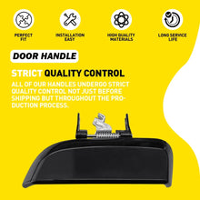 Load image into Gallery viewer, 2x REAR Outer LH+RH Door Handle For Nissan Pathfinder R51 2005-2013 Black/Chrome