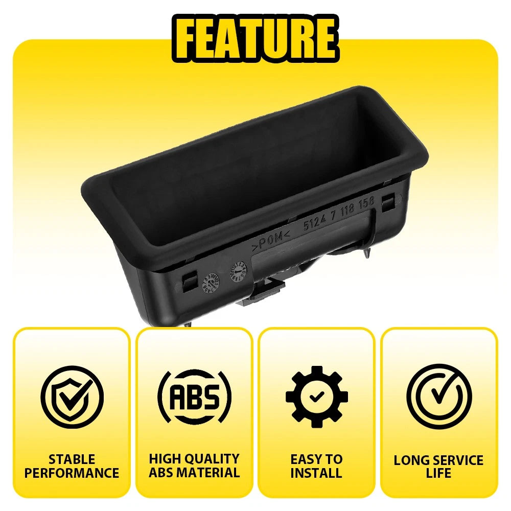Boot Lid Trunk Tailgate Handle 51247118158 For BMW E70 E82 E88 E90 E92 E60 X1