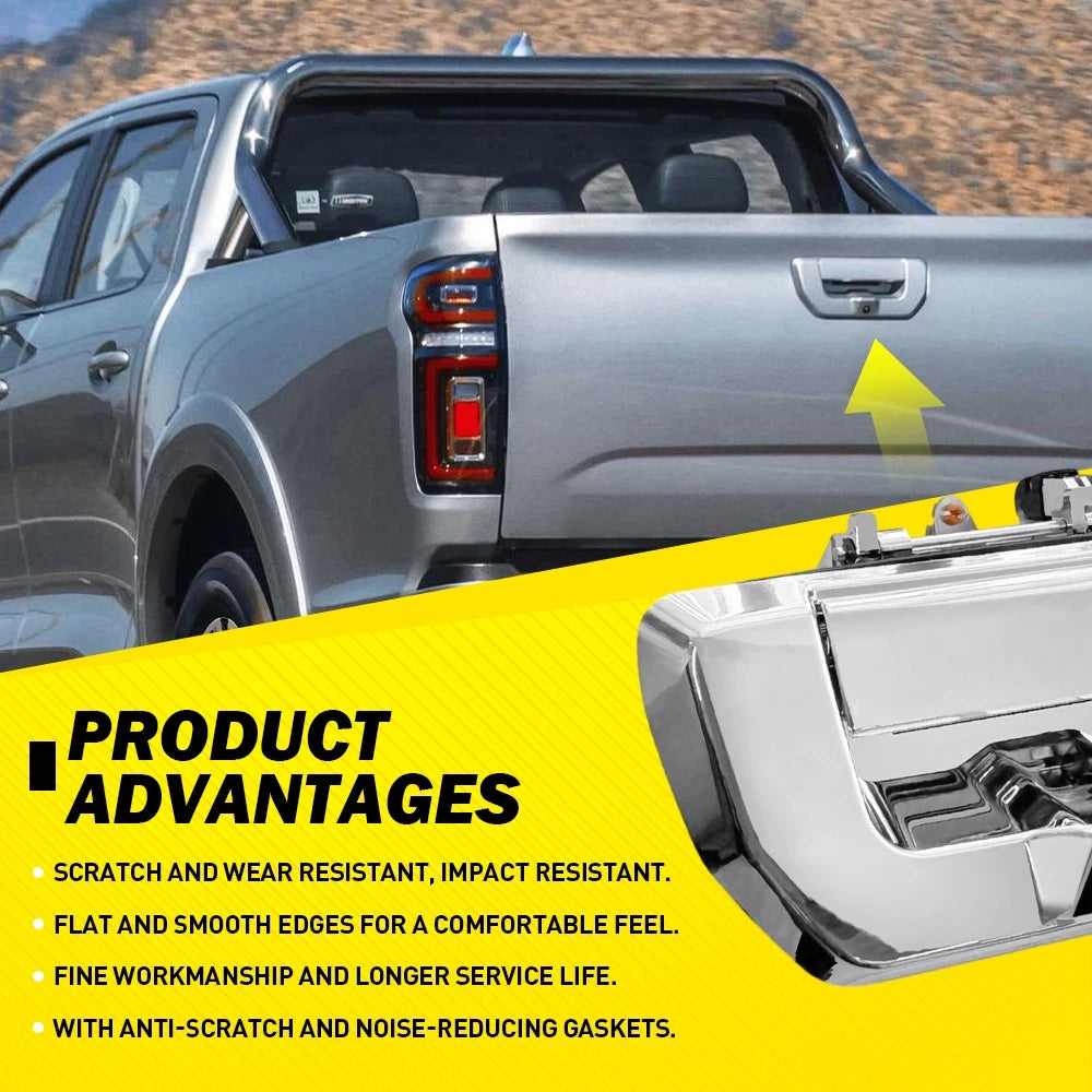 Rear Tail Gate Tailgate Handle Chrome W/O Key Hole For Great Wall GWM Cannon UTE